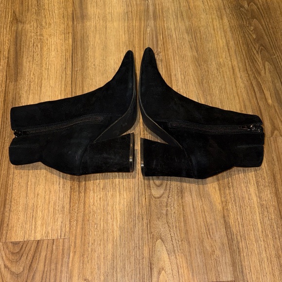 Jeffrey Campbell Suede Black Women's Ankle Boots - Picture 4 of 6